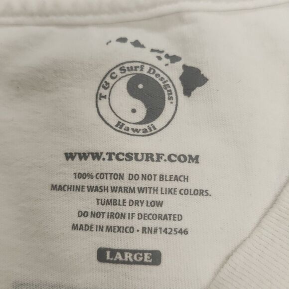 Hawaii T & C Surf T-shirt L - Picture 5 of 5
